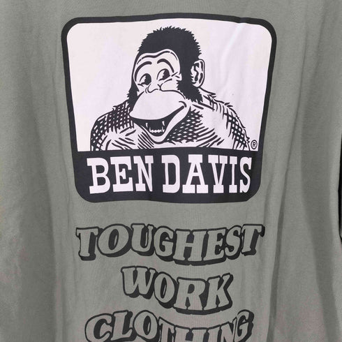 ベンデイビス BEN DAVIS バックプリント クルーネックTシャツ BIG SIZE メンズ 4L