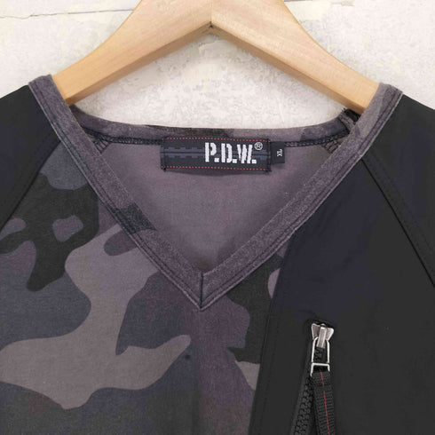 アヴィレックス AVIREX P.D.W. カモフラ Vネック Tシャツ メンズ JPN:XL