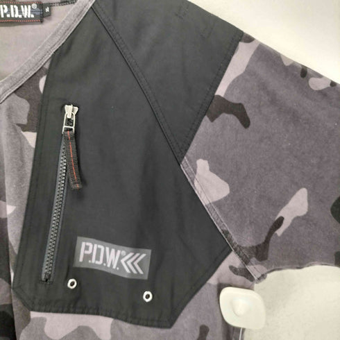 アヴィレックス AVIREX P.D.W. カモフラ Vネック Tシャツ メンズ JPN:XL