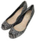 コールハーン COLE HAAN パイソン柄 オープントゥ パンプス レディース US:7.5B