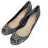 コールハーン COLE HAAN パイソン柄 オープントゥ パンプス レディース US:7.5B
