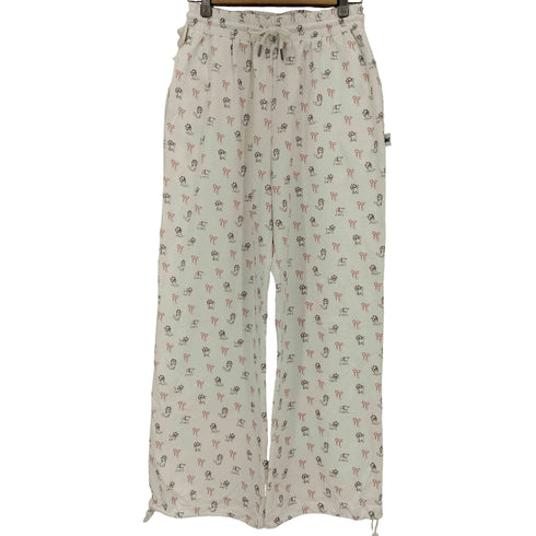 AMES WORLDWIDE 25ss MARIE PATTERN PANTS WHITE レディース FREE