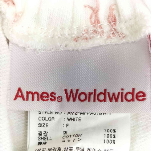 AMES WORLDWIDE 25ss MARIE PATTERN PANTS WHITE レディース FREE