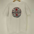 インディペンデント INDEPENDENT 90~00s NHSタグ メキシコ製 アイアンクロス プリント クルーネック 半袖Tシャツ メンズ import:L