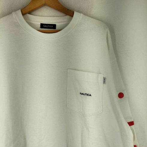 ノーティカ NAUTICA 袖ロゴ刺繍 ロングスリーブカットソー メンズ JPN:XL