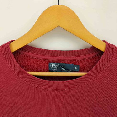 ポロバイラルフローレン Polo by RALPH LAUREN 90S ポニー 刺繍 REVERSE型 クルーネック スウェット メンズ import:L