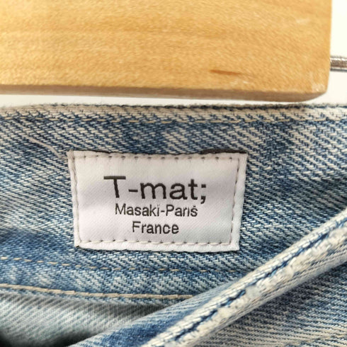 ティーマットマサキパリ T-MAT Masaki-paris ボタンフライ ダメージ加工 デニム パンツ メンズ JPN:48