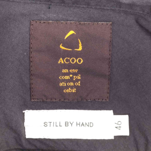 スティルバイハンド STILL BY HAND ACOO 別注 七分袖 コットン シャツ メンズ JPN:46