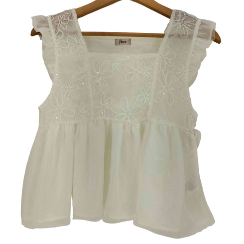 FLOWER 25ss スパングルフラワートップ レディース FREE