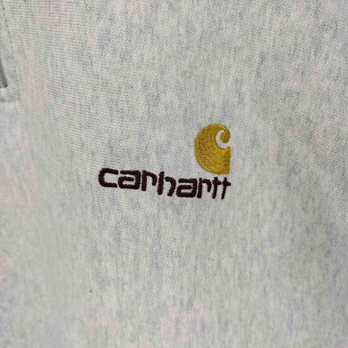 カーハートワークインプログレス Carhartt WIP HALF ZIP AMERICAN SCRIPT SWEAT ハーフジップ アメリカン スクリプト スウェットシャツ メンズ import:M