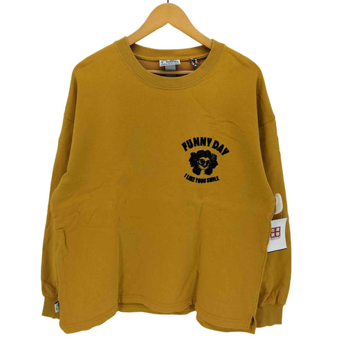 ジムマスター gym master SMILE スウェットビッグTEE クルーネック L/S Tシャツ メンズ import:M