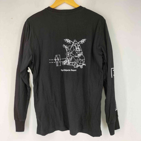ディーゼル DIESEL 両面プリントデザイン 長袖 クルーネックTシャツ メンズ import:S