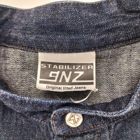 STABILIZER GNZ スタビライザージーンズ 2-14 BIB SHIRT インディゴ デニム プルオーバーシャツ メンズ