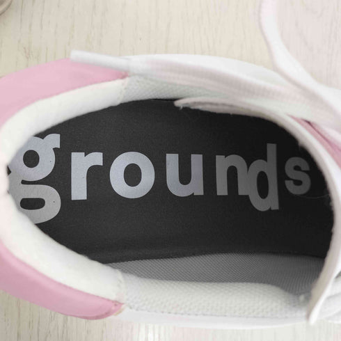 グラウンズ grounds JEWELRY COW WHITE PINK AURORA レディース JPN:24