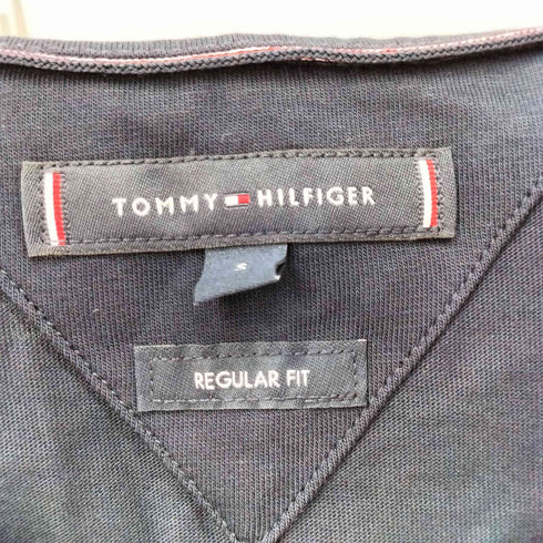 トミーヒルフィガー TOMMY HILFIGER スクリプトロゴ レギュラーフィット クルーネック 半袖 Tシャツ レディース import:S