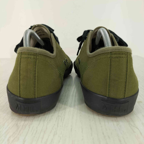エムエイチエル MHL. ARMY SHOES キャンバス ローカットスニーカー メンズ JPN:26