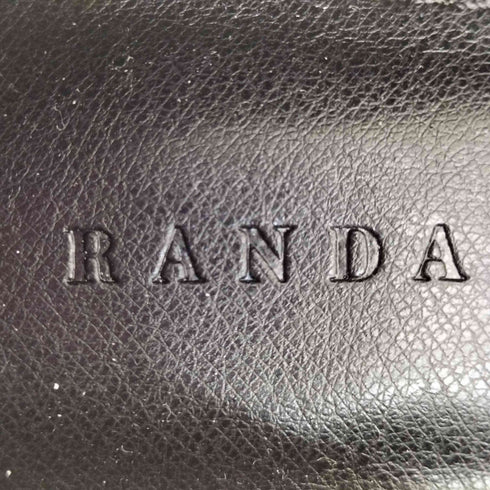 ランダ RANDA 2WAY リボンラメフラットパンプス レディース JPN:23.5