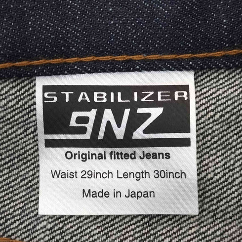 STABILIZER GNZ スタビライザージーンズ O-12 tight tapered インディゴ タックテーパードデニム メンズ W29L30
