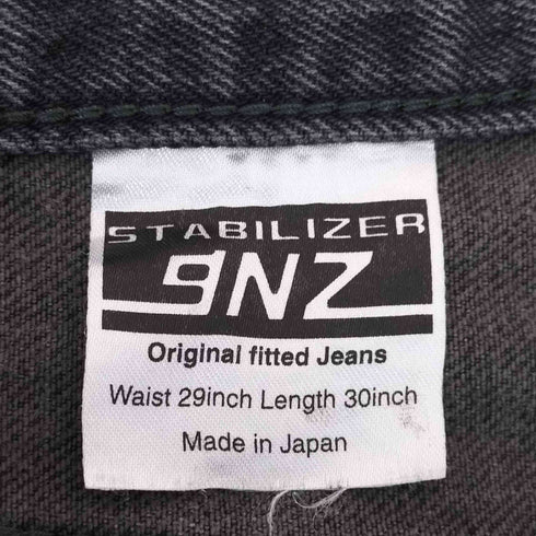 STABILIZER GNZ スタビライザージーンズ ブラック タックテーパードデニム メンズ W29L30