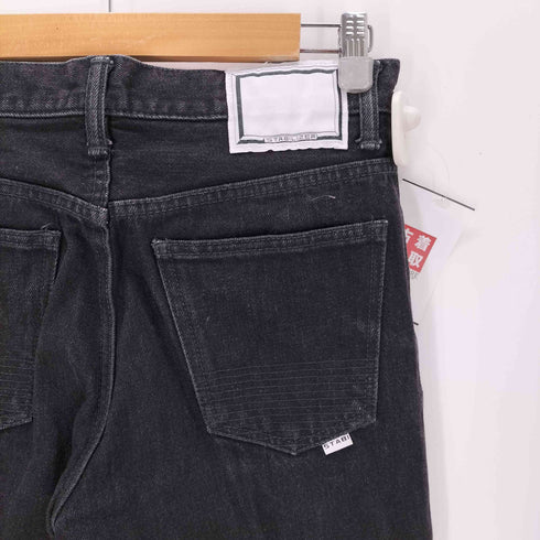 STABILIZER GNZ スタビライザージーンズ O-03 tight straight ブラック タックテーパードデニム メンズ W29L30