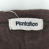 プランテーション Plantation コットン 無地 タンクトップ レディース JPN:M