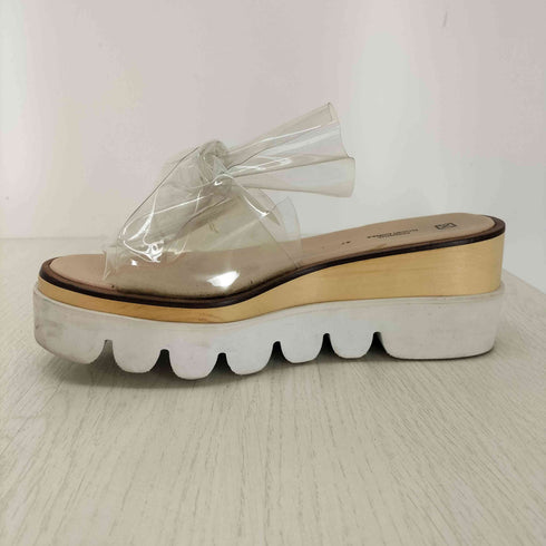 メゾンエウレカ MAISON EUREKA PVC リボンストラップサンダル レディース 37
