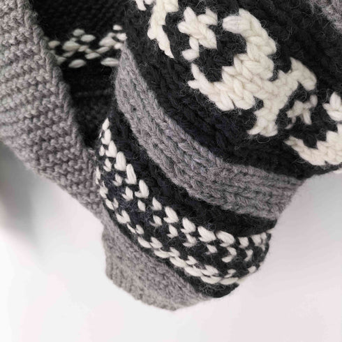 コムデギャルソンガンリュウ COMME des GARCONS GANRYU ショールカラー カウチンニット カーディガン メンズ