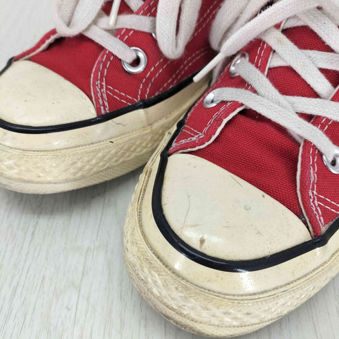 コンバース CONVERSE CHUCK 70 OX ENAMEL RED ローカットスニーカー レディース 23.5