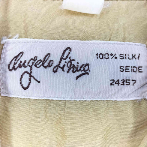 ANGELO LITRICO アンジェロ・リトリコ シルク100 マーブルボタン 半袖シャツ メンズ import:S
