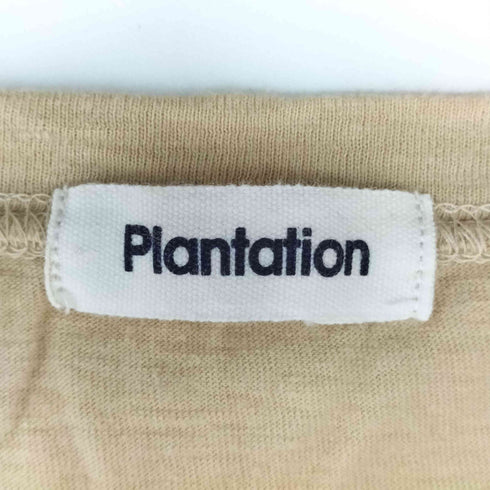 プランテーション Plantation コットン 無地 半袖カットソー レディース JPN:M