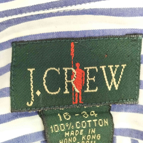 ジェイクルー J.CREW 90s 巨人タグ ストライプ柄 コットン L/S シャツ メンズ 16-34