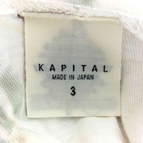 キャピタル KAPITAL 19SS ie Dye Hippie Calico Smile L/S Tee タイダイ染め加工スマイリープリント L/S Tシャツ メンズ JPN:3