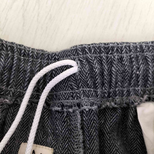 ステューシー Stussy 90-00s OLD BEACH PANTS ヘリンボーンイージーパンツ メンズ S