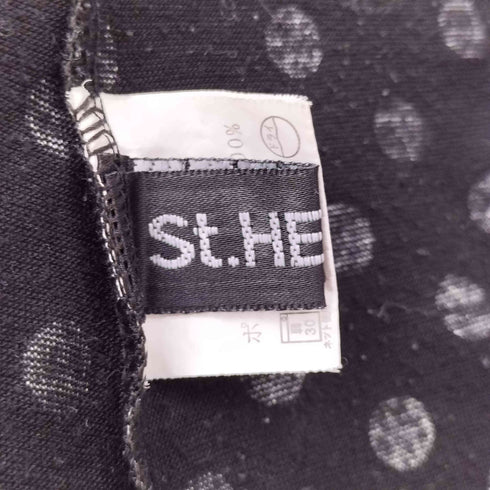 ST.HELENA ドット 半袖 Tシャツ レディース import:M