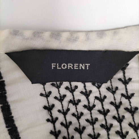フローレント FLORENT 刺繍 長袖 ブラウス レディース