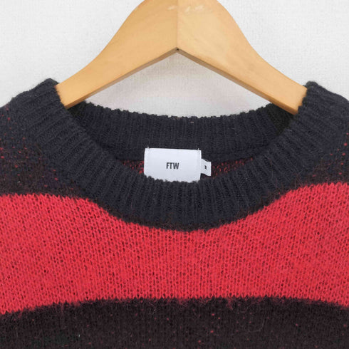 エフティダブリュー フォーザウィーケンド FTW / FOR THE WEEKEND MOHAIR KNIT SWEATER モヘアニット ボーダー メンズ JPN:M