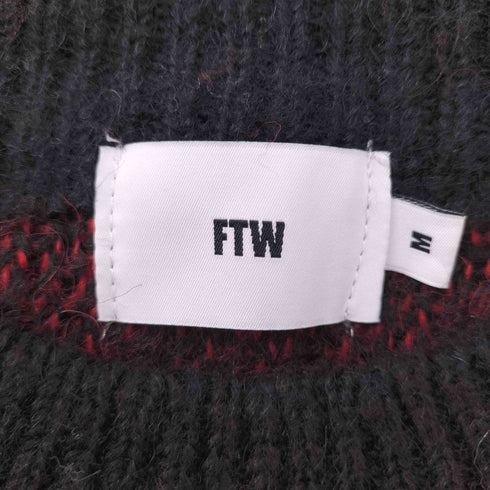 エフティダブリュー フォーザウィーケンド FTW / FOR THE WEEKEND MOHAIR KNIT SWEATER モヘアニット ボーダー メンズ JPN:M