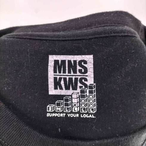 MANNERS KNOWS マナーズノーズ グラフィック プリント 半袖 Tシャツ メンズ XL