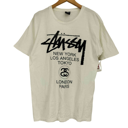 ステューシー Stussy 00S WORLD TOUR TEE ワールドツアー 半袖Tシャツ メンズ import:M