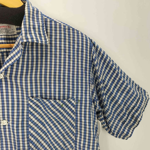 ペニーズ PENNEYS 60S S/S 開襟 オープンカラー チェック ボックス シャツ 短丈 vintage ヴィンテージ メンズ