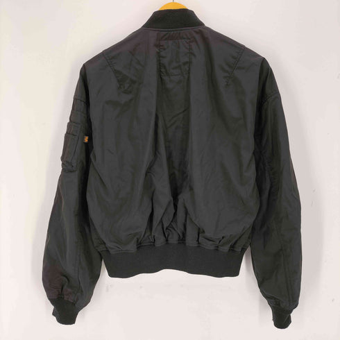 アルファインダストリーズ ALPHA INDUSTRIES ブルドロップショルダーMA-1ライトシェルジャケット レディース JPN:M
