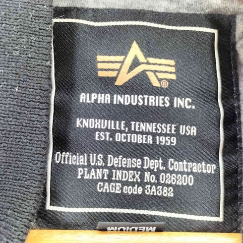 アルファインダストリーズ ALPHA INDUSTRIES ブルドロップショルダーMA-1ライトシェルジャケット レディース JPN:M