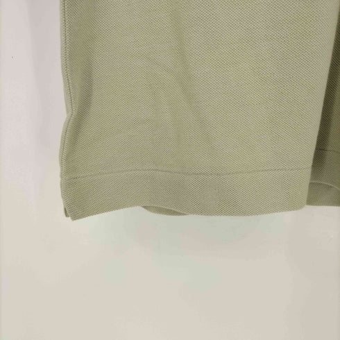ラコステ LACOSTE ロゴ刺繍 リブカラー 鹿の子 半袖ポロシャツ メンズ 2