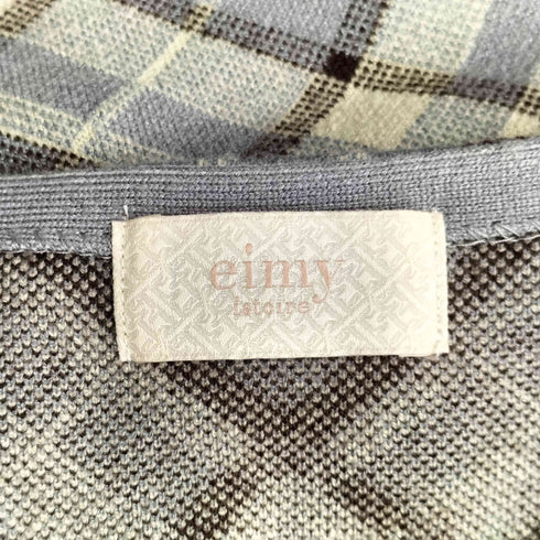 エイミーイストワール eimy istoire パンセチェックニットカーディガン レディース FREE