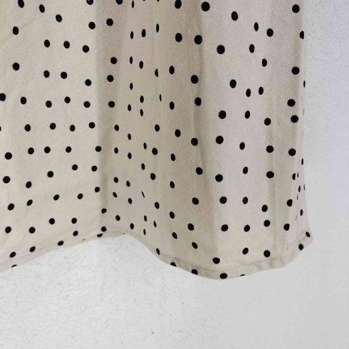 ユナイテッドアローズグリーンレーベルリラクシング UNITED ARROWS green label relaxing BREEZE LINEN ブリーズリネン ナロー スカート ドット レディース JPN:38