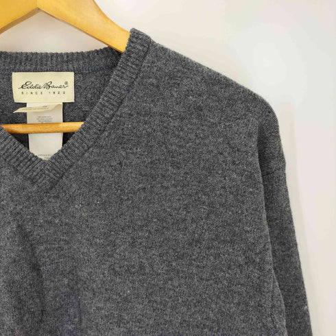 エディーバウアー Eddie Bauer Vネック ウールニット メンズ import:M