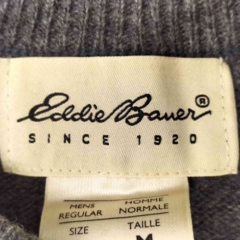 エディーバウアー Eddie Bauer Vネック ウールニット メンズ import:M