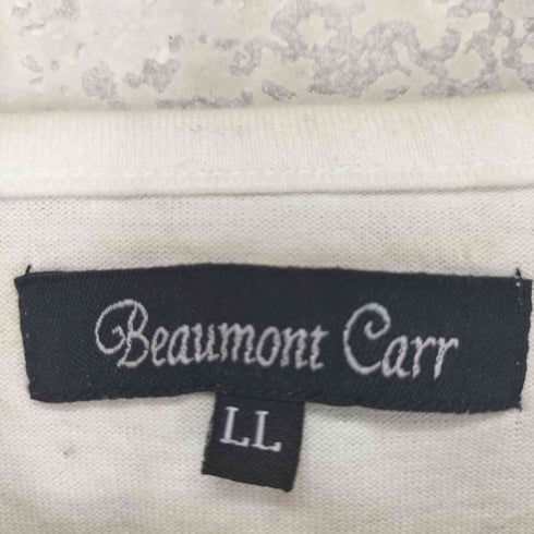 Beaumont Carr スカル 英字プリント ロングスリーブ カットソー Y2K メンズ LL
