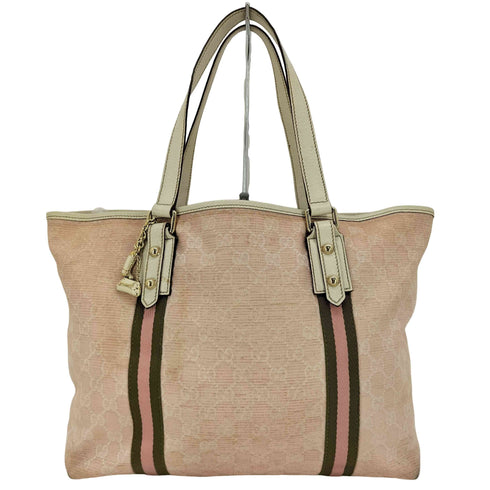 グッチ GUCCI GG柄 シェリーライン キャンバス トート バッグ レディース