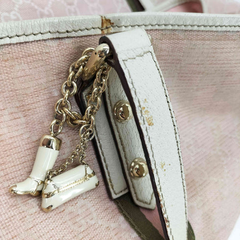 グッチ GUCCI GG柄 シェリーライン キャンバス トート バッグ レディース